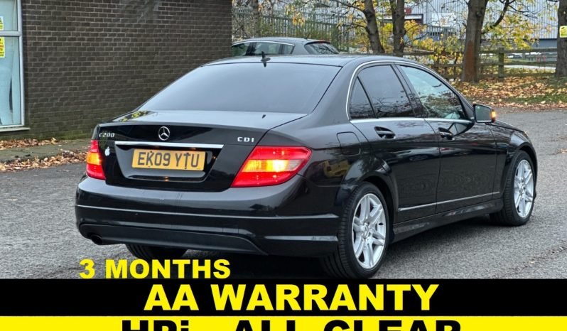 
								AUTOMATIC_ 2.1 Diesel_ 2009 Mercedes Benz C200_ 1 Year MOT_ 127k Miles_ Service History_ Full Leather_ Bluetooth_ 3 Months AA Warranty_ full									