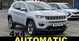 AUTOMATIC_ 2.0 Diesel_ 4WD_ 2018 Jeep Compass_ 1 Year MOT_ 47k Miles_ Full Service History_ Premium Specs_ x2 Keys_ 3 Months AA Warrnty_