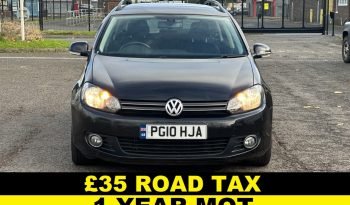 
									AUTOMATIC_ 1.6 Diesel_ 2010 VW Golf estate_ £35 Tax_ 1 Year MOT_ Service History_ B-tooth_ 3 Months AA Warranty_ full								