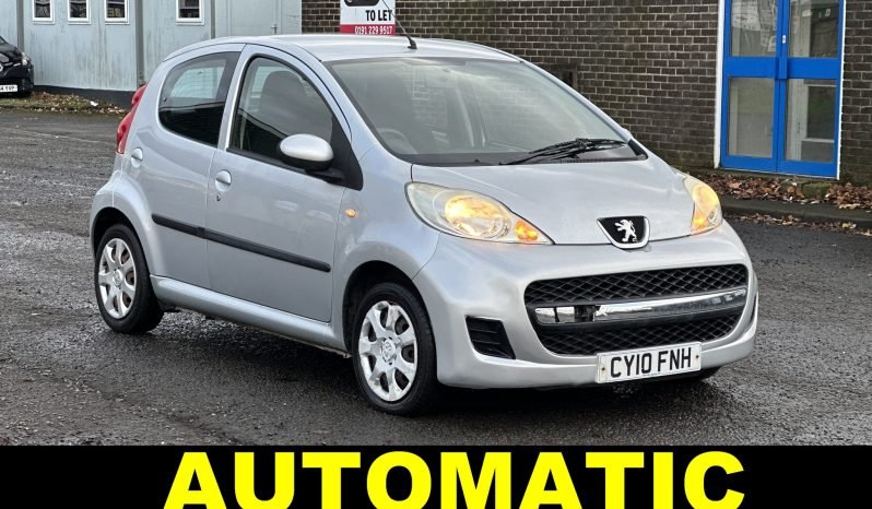 
								AUTOMATIC_ 1.0 Petrol_ 2010 Peugeot 107_ £20 Road Tax_12 months MOT_ 72k Miles_ 3 Months AA Warranty_ full									