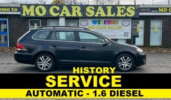 
									AUTOMATIC_ 1.6 Diesel_ 2010 VW Golf estate_ £35 Tax_ 1 Year MOT_ Service History_ B-tooth_ 3 Months AA Warranty_ full								