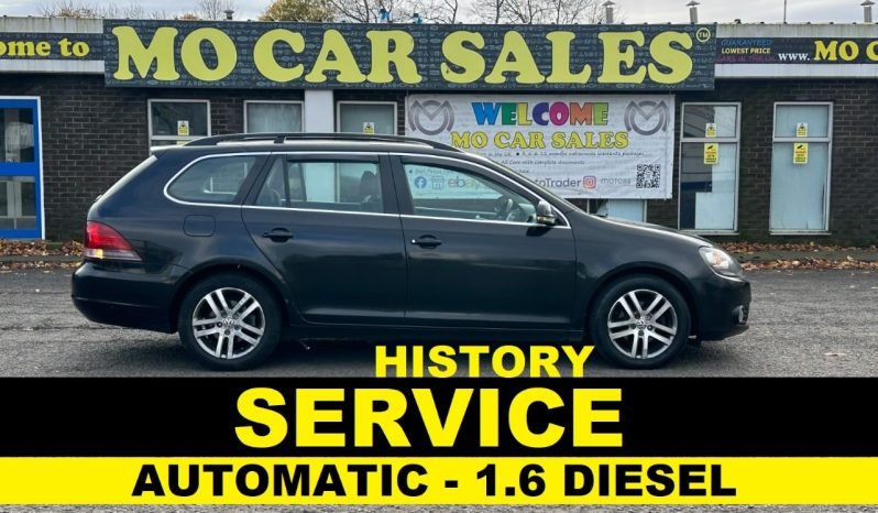 
								AUTOMATIC_ 1.6 Diesel_ 2010 VW Golf estate_ £35 Tax_ 1 Year MOT_ Service History_ B-tooth_ 3 Months AA Warranty_ full									