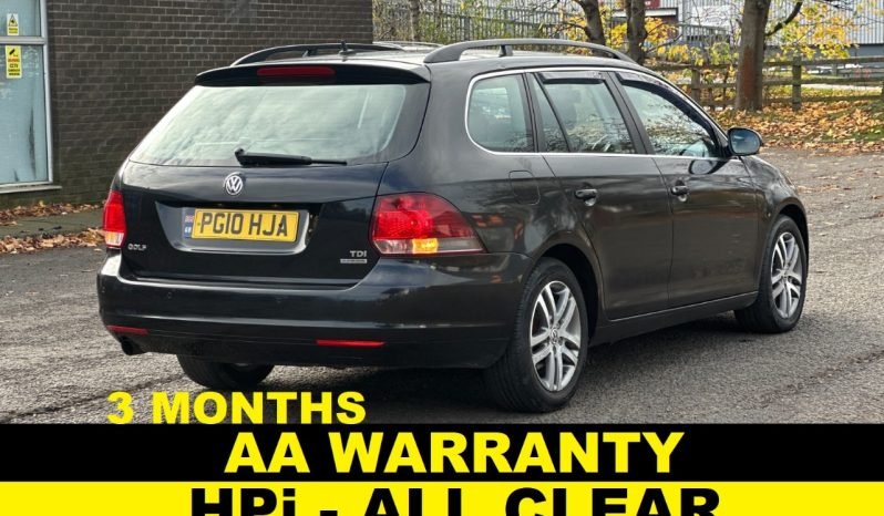 
								AUTOMATIC_ 1.6 Diesel_ 2010 VW Golf estate_ £35 Tax_ 1 Year MOT_ Service History_ B-tooth_ 3 Months AA Warranty_ full									