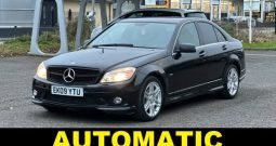 AUTOMATIC_ 2.1 Diesel_ 2009 Mercedes Benz C200_ 11m MOT_ 127k Miles_ Service History_ Bluetooth_ Leather_ 3 months Evo Warranty_