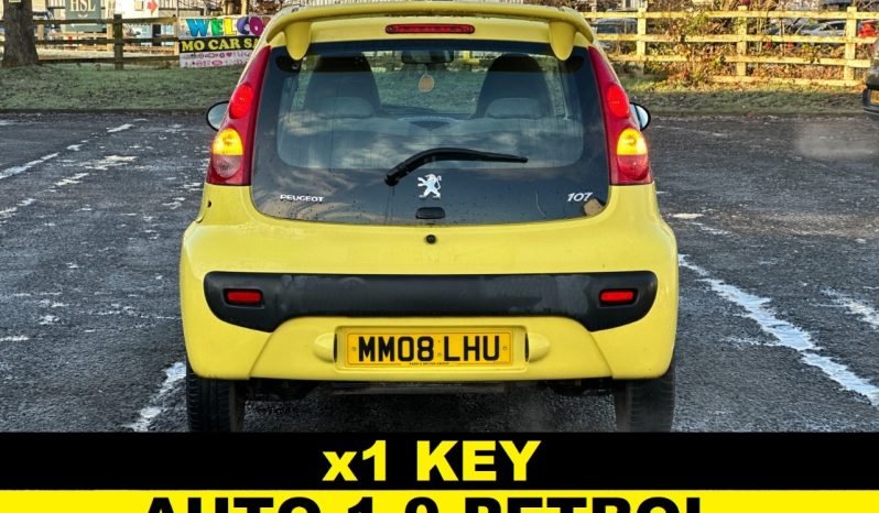 
								AUTOMATIC_ 1.0 Petrol_ 2008 Peugeot 107_ £20 Tax_ 12m MOT_ 74k Miles_ x2 Keys_ full									