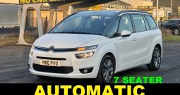 AUTOMATIC_7 Seater_1.6 Diesel_2016 Citroen C4G Picasso_£0 Tax_9m MOT_109k Mile_TBelt DONE