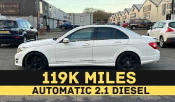 
									AUTOMATIC_2.1 Diesel AMG Sports_2013 Mercedes Benz C220_7m MOT_119k Miles_Premium_FXD PRICE full								