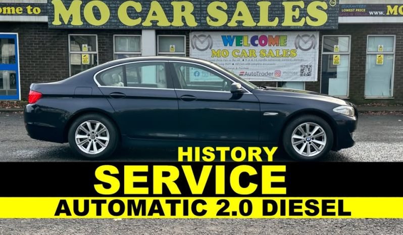 
								AUTOMATIC_2.0 Diesel_2012 BMW 520-D_12 month MOT_126k Miles_Srvc Hstry__x2 Keys full									