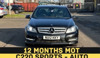 
									AUTOMATIC_2.1 Diesel Sports_2012 Mercedes Benz C220_12m MOT_119k Miles_Premium full								