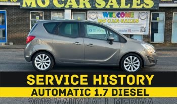 
									AUTOMATIC_1.7 Diesel_2012 Vauxhall Meriva_08 month MOT_94k Miles_Service History full								