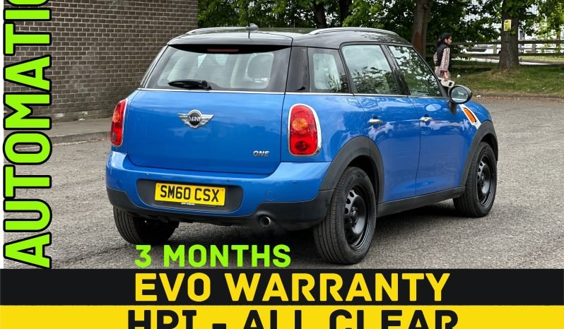 
								AUTOMATIC_1.6 Petrol_2010 Mini Countryman_107k Miles_5m MOT_x3 Keys_Warranty_3m Evo Warranty full									