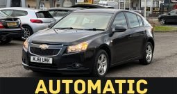 AUTOMATIC_1.6 Petrol_2012 Chevrolet Cruze_60k Miles_10months MOT_Service History_New Engine_x2 Keys