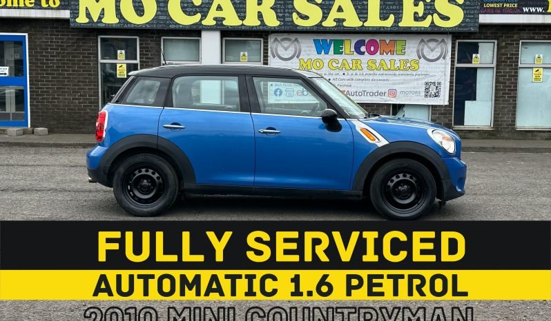 
								AUTOMATIC_1.6 Petrol_2010 Mini Countryman_107k Miles_5m MOT_x3 Keys_Warranty_3m Evo Warranty full									