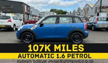 
									AUTOMATIC_1.6 Petrol_2010 Mini Countryman_107k Miles_5m MOT_x3 Keys_Warranty_3m Evo Warranty full								