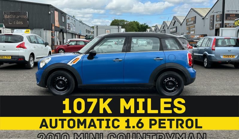 
								AUTOMATIC_1.6 Petrol_2010 Mini Countryman_107k Miles_5m MOT_x3 Keys_Warranty_3m Evo Warranty full									