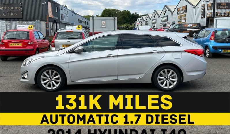 
								1.7 Diesel_2014 Hyundai i40_00m MOT_131k Miles_Sat-Nav_Bluetooth_x2 Keys_ 3 months EVO Warranty_ full									