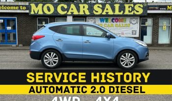 
									AUTOMATIC_4WD 2.0 Diesel_2012 Hyundai ix35_12m MOT_90k Miles_Srvc Hstry_CarPlay_3m Warnty full								
