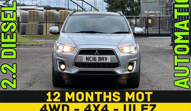 
								AUTOMATIC 4WD_2.3 DIESEL 2016 Mitsubishi ASX_ULEZ Free_12m MOT_96k Miles_Sat-Nav_RevCam full									