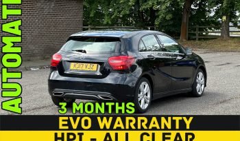 
									1.5 Diesel Sports_2017 Mercedes Benz A180_ULEZ Free_11m MOT_106k Mile_Sat-Nav_HD Rev Cam_Bluetooth_Full Leather_ 3 months Evo Warranty_ full								