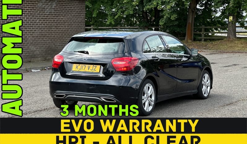 
								1.5 Diesel Sports_2017 Mercedes Benz A180_ULEZ Free_11m MOT_106k Mile_Sat-Nav_HD Rev Cam_Bluetooth_Full Leather_ 3 months Evo Warranty_ full									
