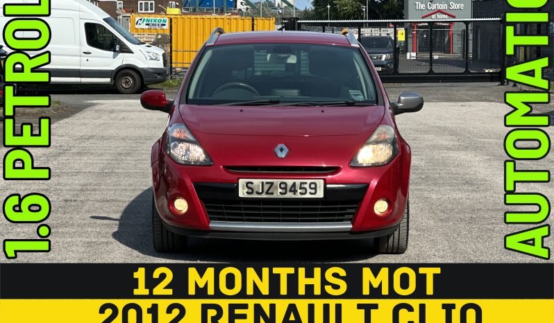 
								1.6 Petrol_2012 Renault Clio_12m MOT_88k Miles_Srvc Hstry_Sat-Nav_x2 Keys_ 3 months Evo Warranty_ full									