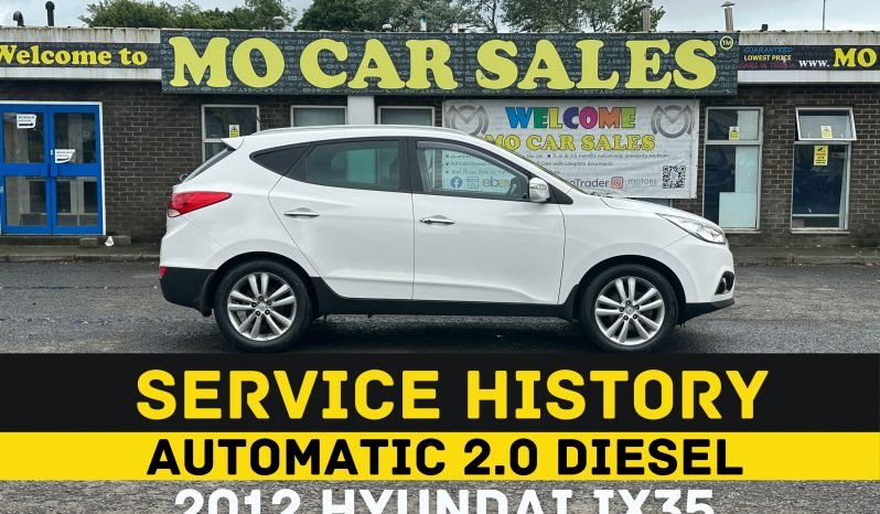 
								4WD 2.0 Diesel_2012 Hyundai ix35_06m MOT_93k Miles_Srvc Hstry_Sat-Nav_Rev CAM_Parking Sensors_Sun-Roof_ x2 Keys_ 3 months Evo Warranty_ full									