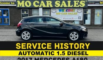 
									1.5 Diesel Sports_2017 Mercedes Benz A180_ULEZ Free_11m MOT_106k Mile_Sat-Nav_HD Rev Cam_Bluetooth_Full Leather_ 3 months Evo Warranty_ full								