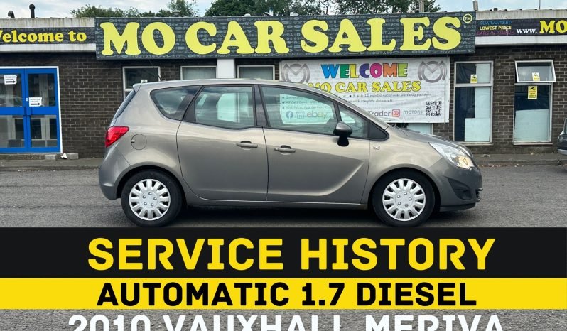 
								AUTOMATIC_1.7 Diesel_2010 Vauxhall Meriva_06m MOT_118k Miles_Srvc Hstry_Parking Snsrs full									