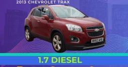 1.7 Diesel_2013 Chevrolet Trax_11m MOT_70k Mile_Srvc Hstry_B’tooth_3 months Evo Warranty