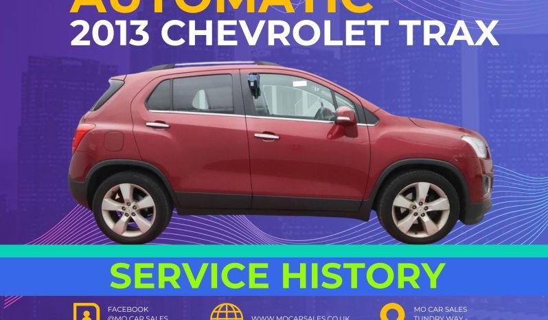 
								1.7 Diesel_2013 Chevrolet Trax_11m MOT_70k Mile_Srvc Hstry_B’tooth_3 months Evo Warranty full									