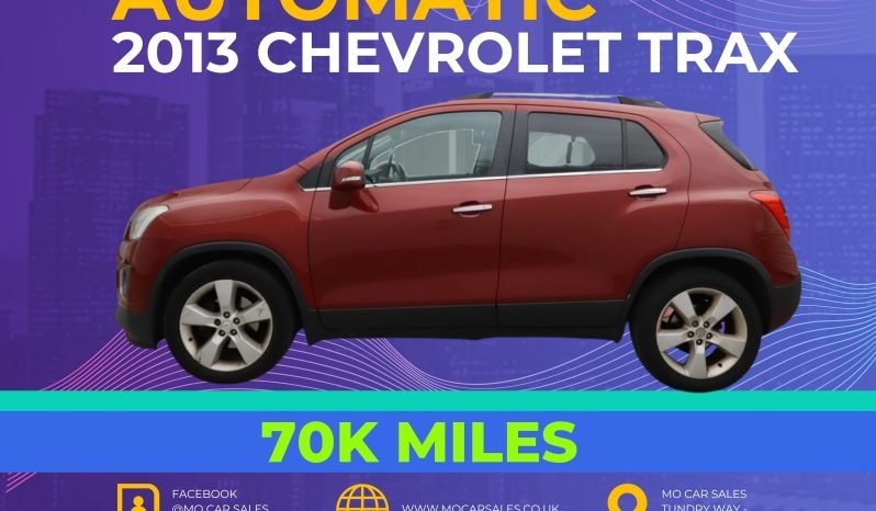 
								1.7 Diesel_2013 Chevrolet Trax_11m MOT_70k Mile_Srvc Hstry_B’tooth_3 months Evo Warranty full									