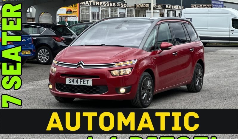 
								7 SEATER_1.6 Diesel_2014 Citroen C4G Picasso Premium Specs_£20 Tax_11m MOT_82k Miles_Sat-Nav_HD Rev Cam_B’tooth full									