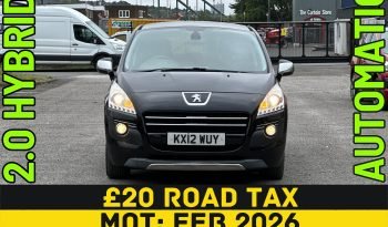 
									4WD_2.0 Diesel-Hybrid_2012 Peugeot 3008_£20 Tax_6m MOT_104k Miles_Bluetooth_ 3 months Evo Warranty_ full								