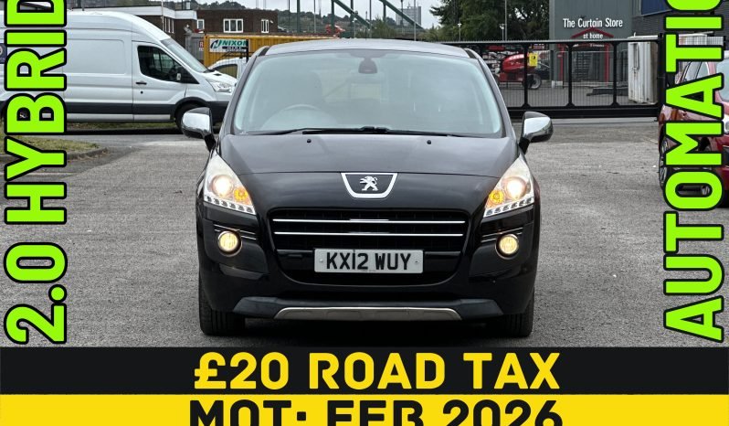 
								4WD_2.0 Diesel-Hybrid_2012 Peugeot 3008_£20 Tax_6m MOT_104k Miles_Bluetooth_ 3 months Evo Warranty_ full									