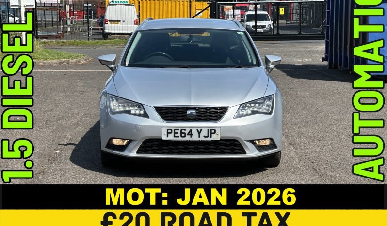 
								1.6 Diesel_2014 Seat Leon_£20 Tax_5m MOT_113k Miles_DSG & T-Belt DONE_Sat-Nav_Bluetooth_x2 Keys_ 3 months Evo Warranty_ full									