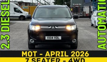 
									7 SEATER_4WD_2.3 Diesel_2014 Mitsubishi Outlander_8m MOT_123k Miles_Sat-Nav_Rev Cam_Full Leather_3 months Evo Warranty_ full								