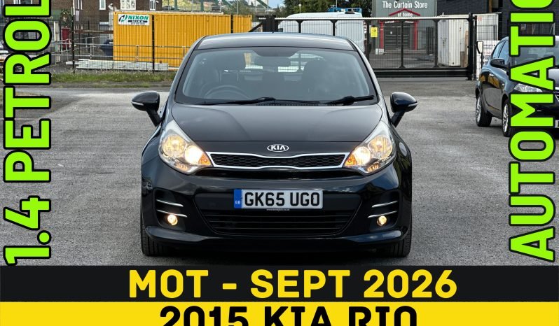 
								1.4 Petrol_2015 Kia Rio_58k Miles_MOT-Sept 2026_Fully Serviced_Bluetooth_x2 Keys_3 months Evo Warranty_ full									