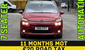 
									7 SEATER_1.6 Diesel_2014 Citroen C4G Picasso Premium Specs_£20 Tax_11m MOT_82k Miles_Sat-Nav_HD Rev Cam_B’tooth full								