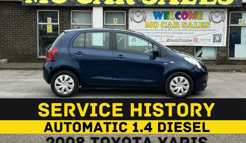 
								1.4 Diesel_2008 Toyota Yaris_£35 Tax_10m MOT_88k Miles_Srvc Hstry_3 months Evo Warranty_ full									
