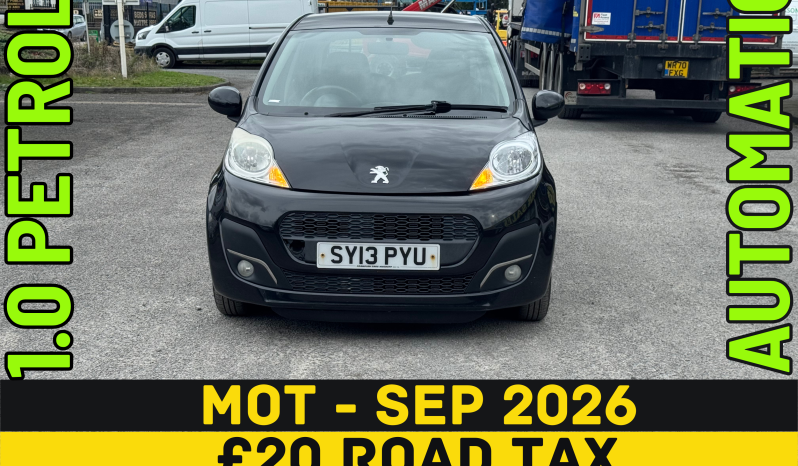 
								AUTOMATIC_1.0 Petrol_2013 Peugeot 107_£20 Tax_12 months MOT_116k Miles_Low Miles_x1 Keys_FXD PRICE full									