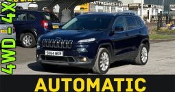 4WD_2.0 Diesel_2014 Jeep Cherokee_102k Miles_MOT-March_Sat-Nav_Bluettoth_HD Rev Camera_Full Leather_x2 Keys
