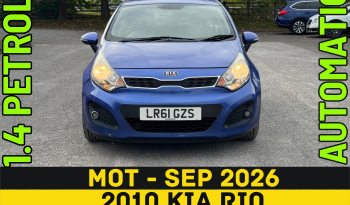
									AUTOMATIC_1.4 Petrol_2010 Kia Rio_107k Miles_12m MOT_Srvc Hstry_Parking Snsrs_FXD PRICE full								