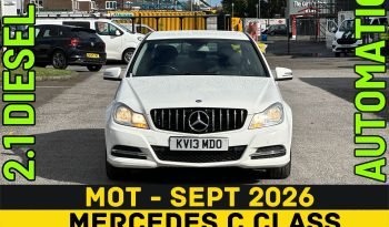 
									2.1 Diesel 2013 Mercedes Benz C220_MOT-May 2026_90k Mile_Srvc Hstry_3 months Evo Warranty full								