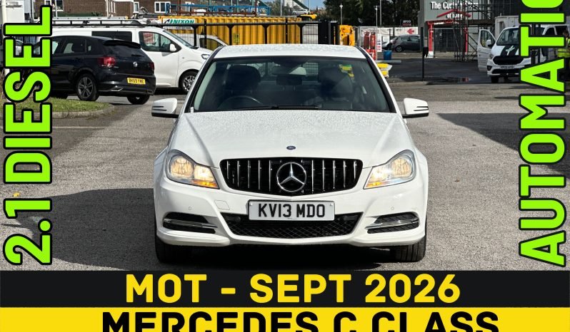 
								2.1 Diesel 2013 Mercedes Benz C220_MOT-May 2026_90k Mile_Srvc Hstry_3 months Evo Warranty full									