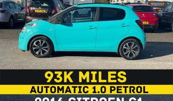 
									AUTOMATIC_1.0 Petrol_2016 Citroen C1 Airscape 93k Miles_11m MOT_£20 Road Tax_B’tooth full								