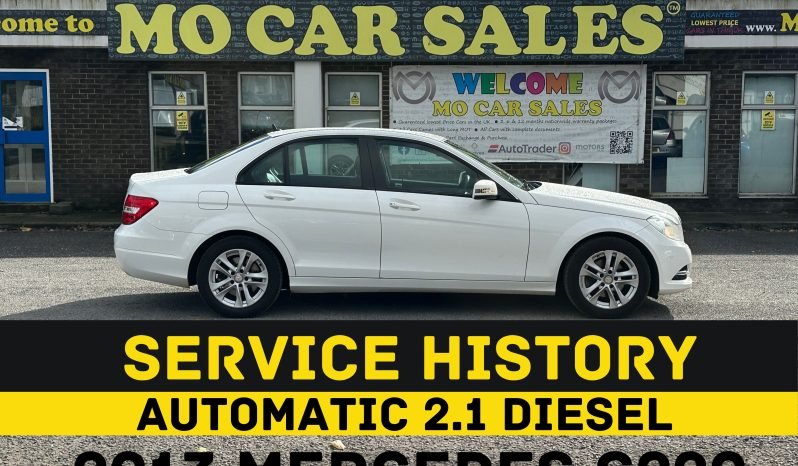 
								2.1 Diesel 2013 Mercedes Benz C220_MOT-May 2026_90k Mile_Srvc Hstry_3 months Evo Warranty full									