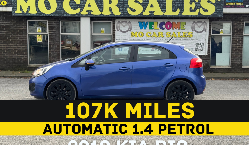 
								AUTOMATIC_1.4 Petrol_2010 Kia Rio_107k Miles_12m MOT_Srvc Hstry_Parking Snsrs_FXD PRICE full									