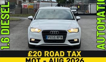 
									AUTOMATIC_1.6 DIESEL_2015 Audi A3_ULEZ Free_£20 Tax_102k Miles_11m MOT_Sat-Nav_B’tooth full								