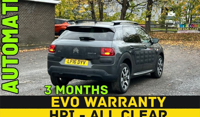 
								AUTOMATIC_1.6 Diesel_2016 Citroen C4 Cactus_£20 Tax_6m MOT_103k Mile_Sat-Nav_Bluetooth_HD Rev CAM_3 months Evo Warranty_ full									
