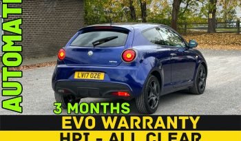 
									AUTOMATIC_1.4 Petrol_2017 Alfa Romeo Mito_73k Miles_MOT-March 2026_Sat-Nav_SPORTS Sound_3 months Evo Warranty full								